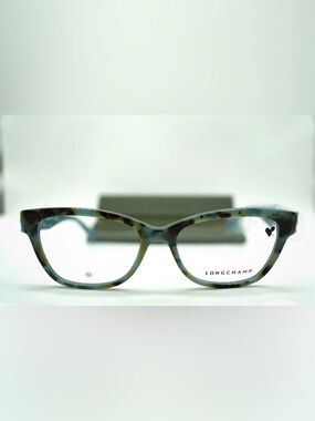 Longchamp Teal Tortoiseshell Women's Eyeglass Frames